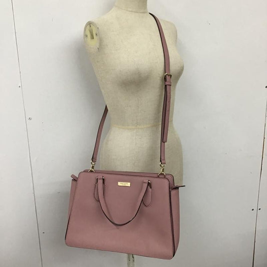 ケイトスペード Kate Spade ショルダーバッグ ショルダーバッグ WKRU5392 ハンドバッグ 2WAY ロゴ、文字 桃 / ピンク / X 金 / ゴールド /  レディース USED 古着 中古 10102433