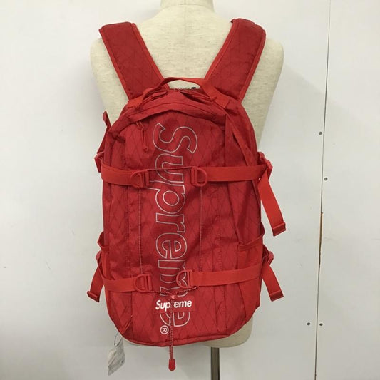 シュプリーム Supreme リュックサック、デイパック リュックサック、デイバッグ 18AW BACK PACK ロゴ、文字 赤 / レッド /  メンズ USED 古着 中古 10102439