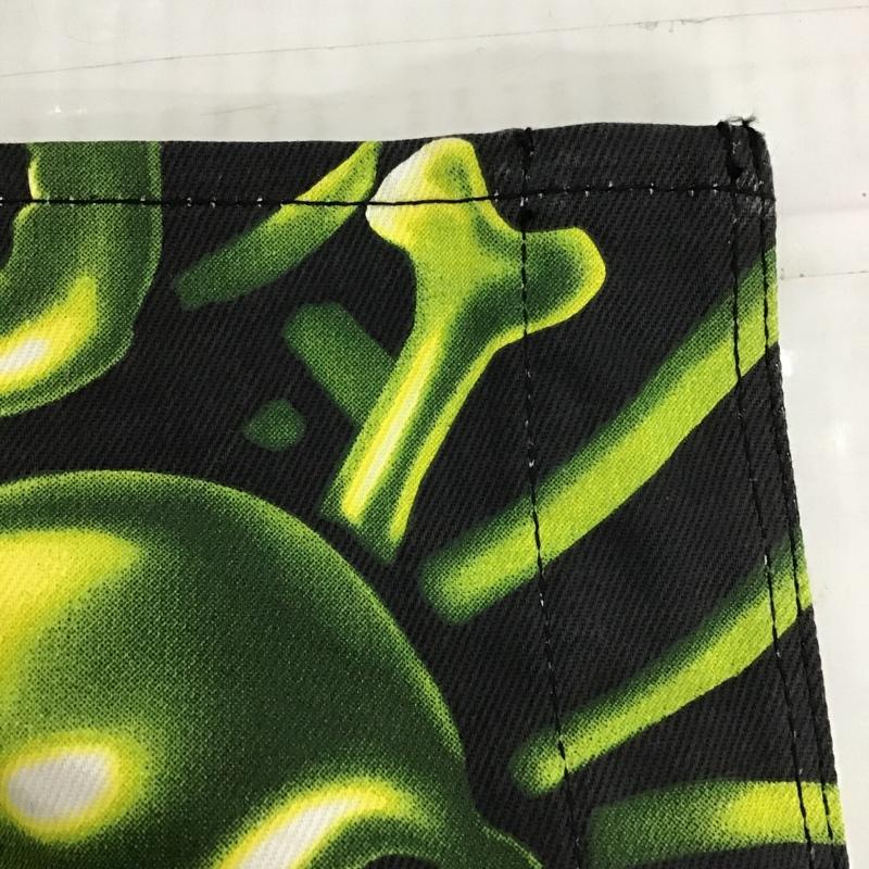 シュプリーム Supreme トートバッグ トートバッグ Skull Pile Denim Tote 18SS ドクロ スカル ロゴ 総柄 黒 / ブラック / X 緑 / グリーン /  メンズ USED 古着 中古 10102451