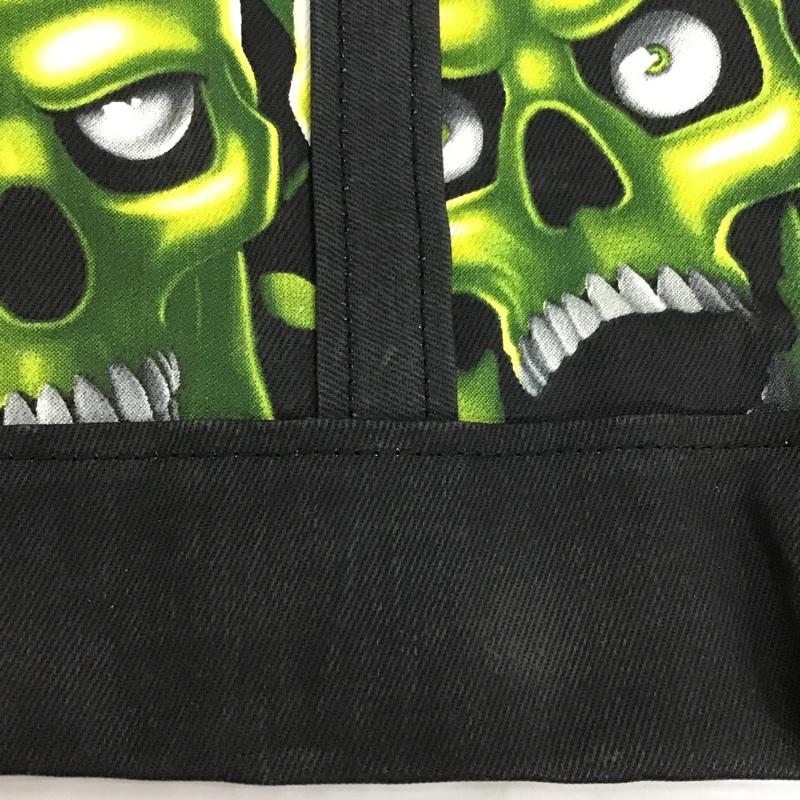 シュプリーム Supreme トートバッグ トートバッグ Skull Pile Denim Tote 18SS ドクロ スカル ロゴ 総柄 黒 / ブラック / X 緑 / グリーン /  メンズ USED 古着 中古 10102451