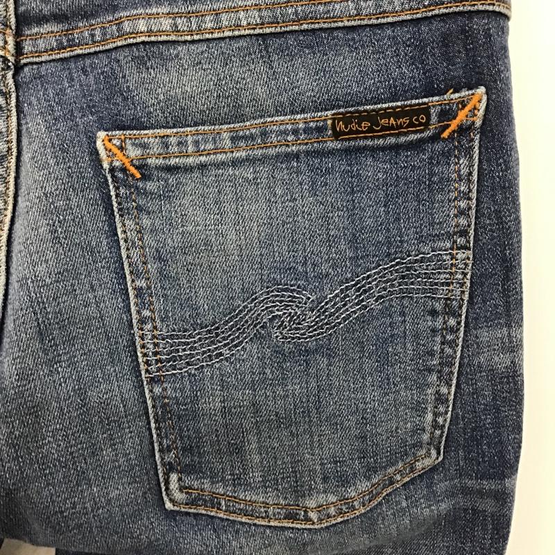 ヌーディージーンズ Nudie Jeans パンツ デニム、ジーンズ デニムパンツ スリムパンツ ストレッチパンツ ジーンズ 28インチ 無地 インディゴ / インディゴ /  メンズ USED 古着 中古 10102486