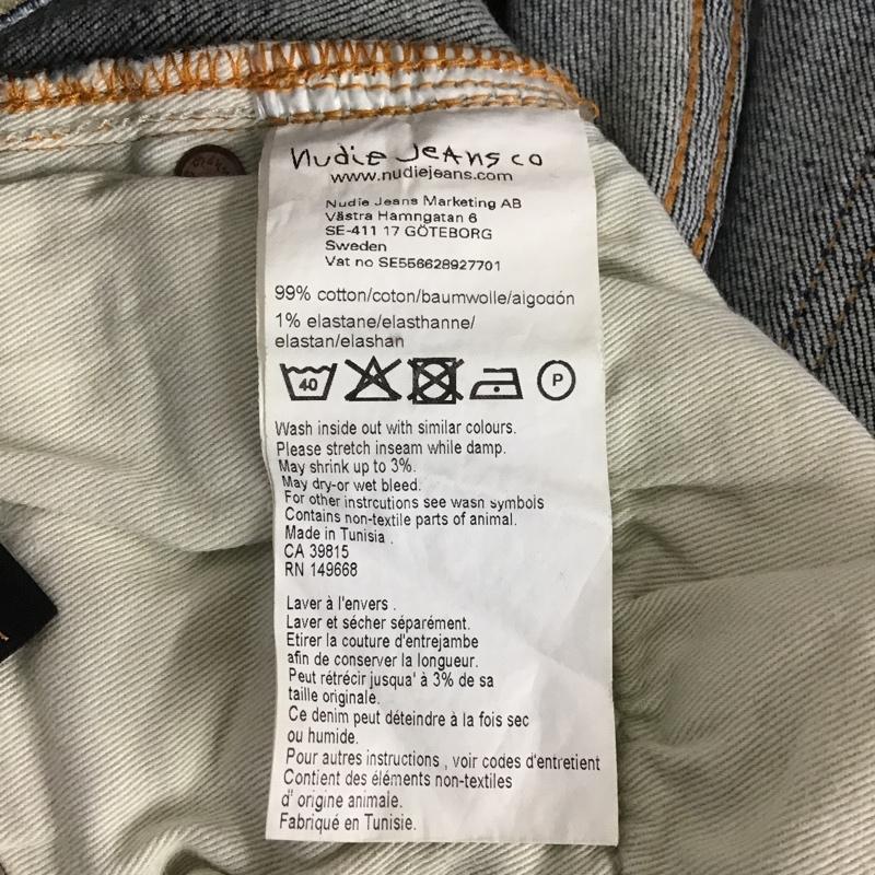 ヌーディージーンズ Nudie Jeans パンツ デニム、ジーンズ デニムパンツ スリムパンツ ストレッチパンツ ジーンズ 28インチ 無地 インディゴ / インディゴ /  メンズ USED 古着 中古 10102486