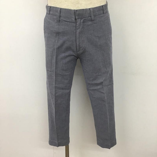 ポールスミス Paul Smith パンツ スラックス センタータックパンツ スラックス 七分丈 カジュアルパンツ S 無地 青 / ブルー /  メンズ USED 古着 中古 10102488