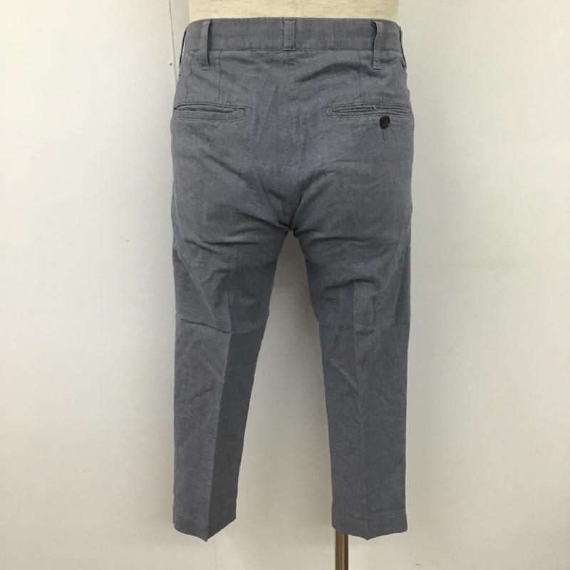 ポールスミス Paul Smith パンツ スラックス センタータックパンツ スラックス 七分丈 カジュアルパンツ S 無地 青 / ブルー /  メンズ USED 古着 中古 10102488