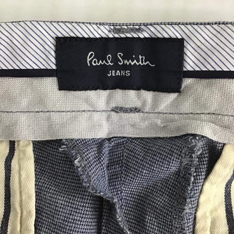 ポールスミス Paul Smith パンツ スラックス センタータックパンツ スラックス 七分丈 カジュアルパンツ S 無地 青 / ブルー /  メンズ USED 古着 中古 10102488