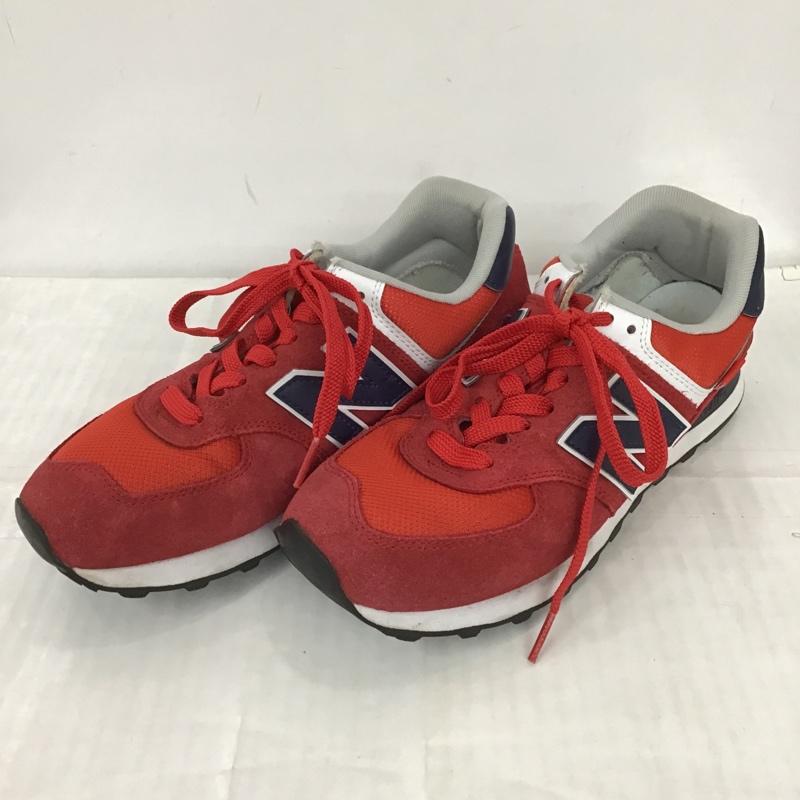 ニューバランス New Balance スニーカー スニーカー ML574SP2 ローカット 25.5cm 25.5cm ロゴ、文字 赤 / レッド / X 白 / ホワイト / X 紺 / ネイビー /  メンズ USED 古着 中古 10102512