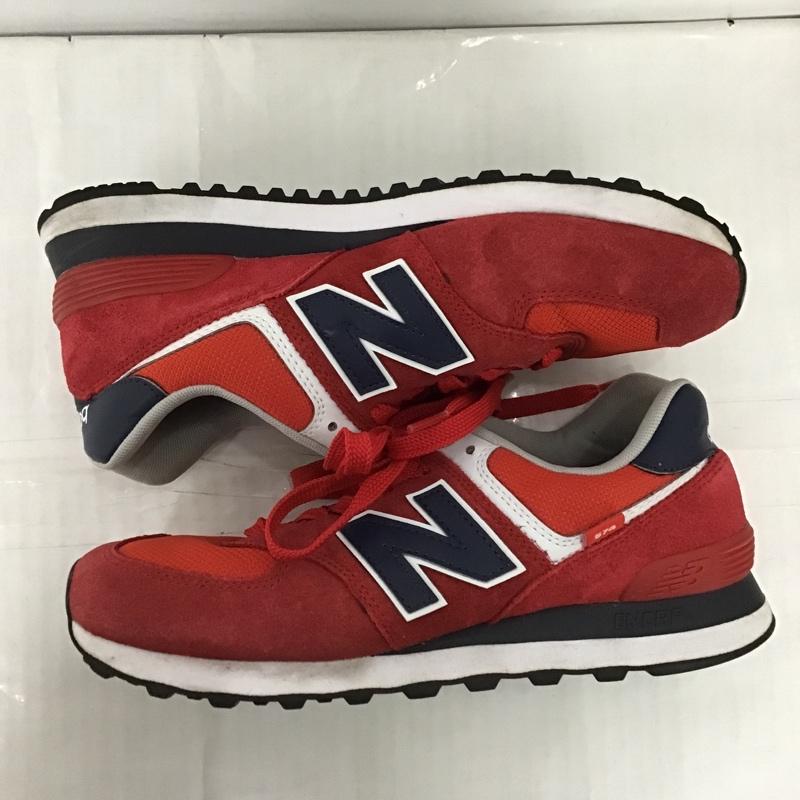 ニューバランス New Balance スニーカー スニーカー ML574SP2 ローカット 25.5cm 25.5cm ロゴ、文字 赤 / レッド / X 白 / ホワイト / X 紺 / ネイビー /  メンズ USED 古着 中古 10102512