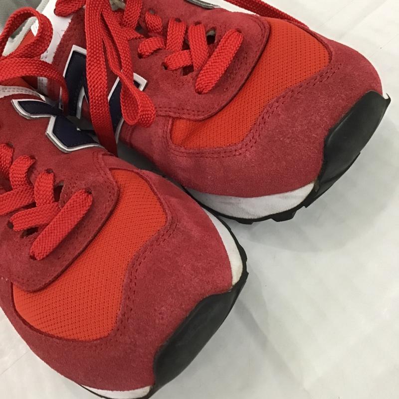 ニューバランス New Balance スニーカー スニーカー ML574SP2 ローカット 25.5cm 25.5cm ロゴ、文字 赤 / レッド / X 白 / ホワイト / X 紺 / ネイビー /  メンズ USED 古着 中古 10102512