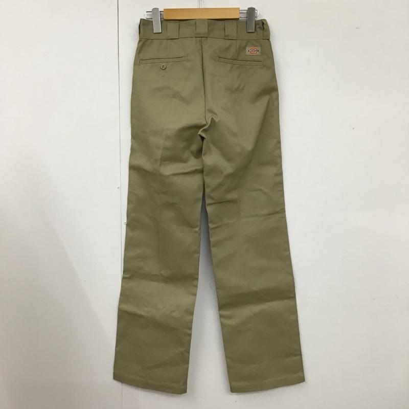 ディッキーズ Dickies パンツ ワークパンツ、ペインターパンツ ワークパンツ ワイドパンツ カジュアルパンツ センタータックパンツ 28インチ 無地 ベージュ / ベージュ /  メンズ USED 古着 中古 10102517