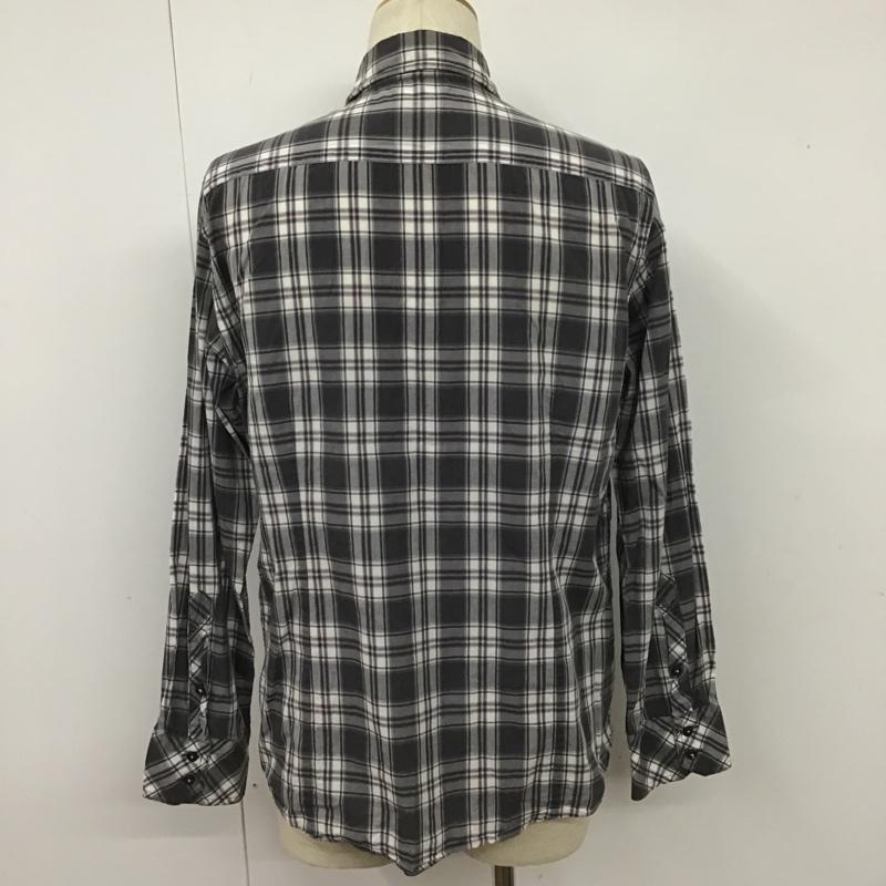 バーバリーブラックレーベル BURBERRY BLACK LABEL シャツ、ブラウス 長袖 BMW22-801-06 長袖シャツ チェックシャツ カラーシャツ 3 チェック 白 / ホワイト / X 黒 / ブラック / X 灰 / グレー / X 桃 / ピンク /  メンズ USED 古着 中古 10102526