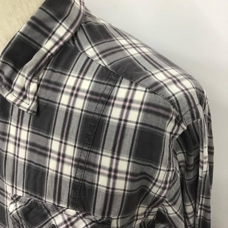 バーバリーブラックレーベル BURBERRY BLACK LABEL シャツ、ブラウス 長袖 BMW22-801-06 長袖シャツ チェックシャツ カラーシャツ 3 チェック 白 / ホワイト / X 黒 / ブラック / X 灰 / グレー / X 桃 / ピンク /  メンズ USED 古着 中古 10102526