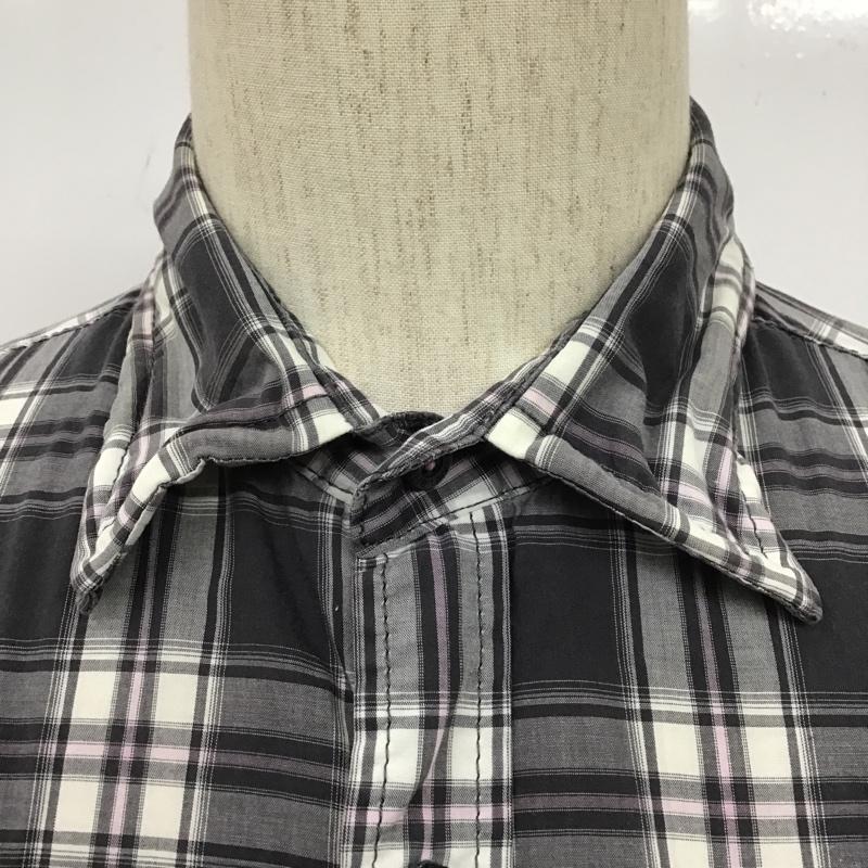 バーバリーブラックレーベル BURBERRY BLACK LABEL シャツ、ブラウス 長袖 BMW22-801-06 長袖シャツ チェックシャツ カラーシャツ 3 チェック 白 / ホワイト / X 黒 / ブラック / X 灰 / グレー / X 桃 / ピンク /  メンズ USED 古着 中古 10102526