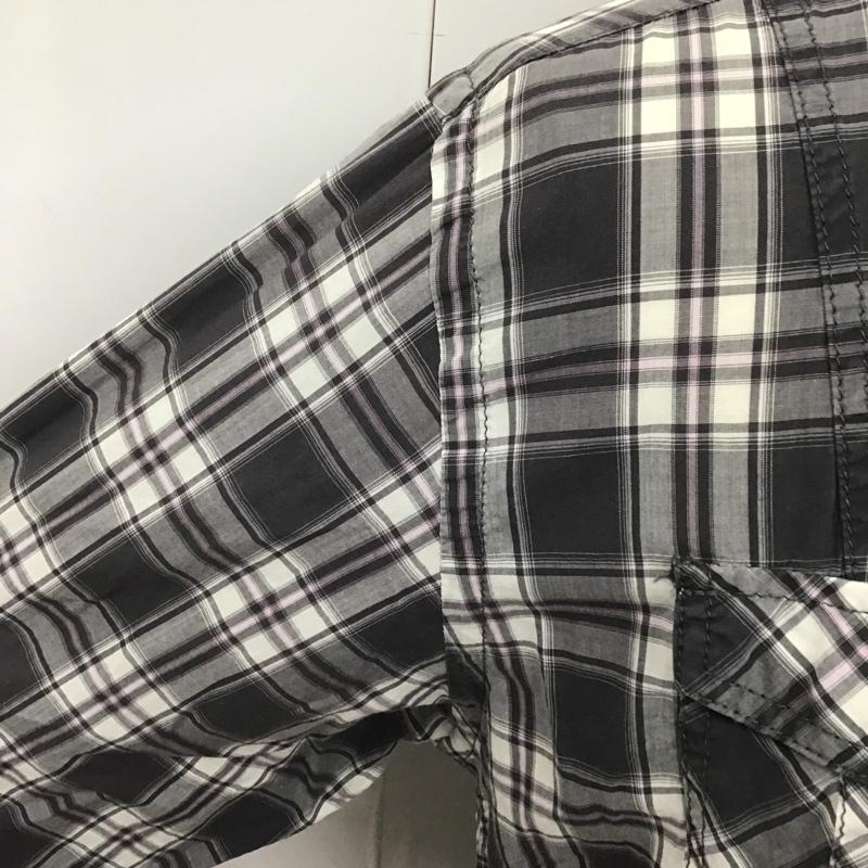 バーバリーブラックレーベル BURBERRY BLACK LABEL シャツ、ブラウス 長袖 BMW22-801-06 長袖シャツ チェックシャツ カラーシャツ 3 チェック 白 / ホワイト / X 黒 / ブラック / X 灰 / グレー / X 桃 / ピンク /  メンズ USED 古着 中古 10102526