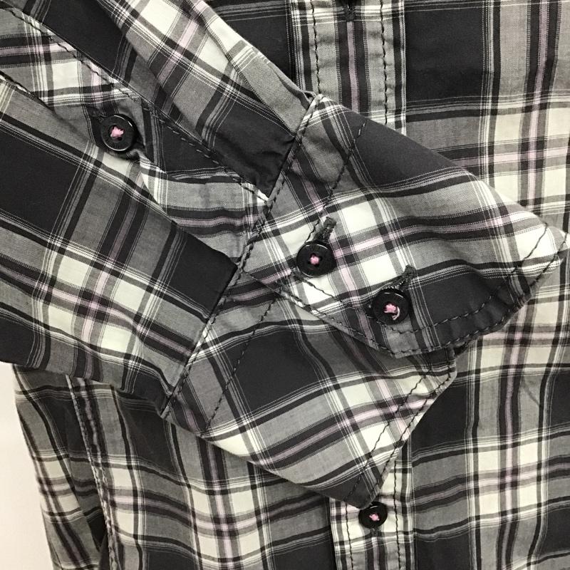 バーバリーブラックレーベル BURBERRY BLACK LABEL シャツ、ブラウス 長袖 BMW22-801-06 長袖シャツ チェックシャツ カラーシャツ 3 チェック 白 / ホワイト / X 黒 / ブラック / X 灰 / グレー / X 桃 / ピンク /  メンズ USED 古着 中古 10102526