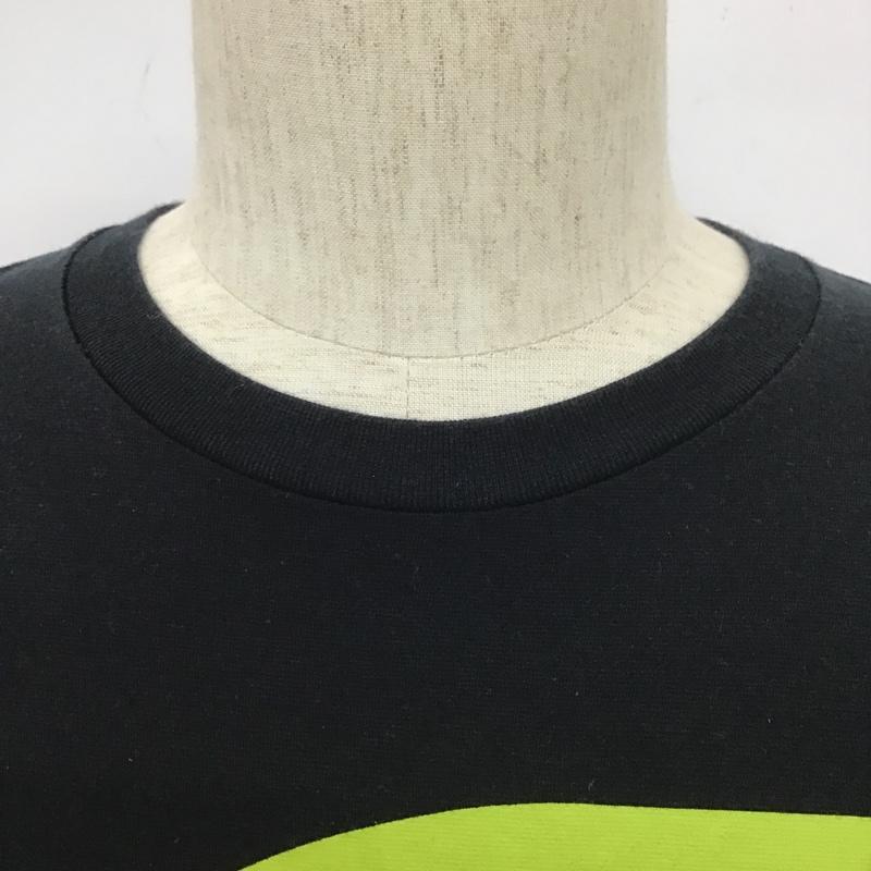 ザノースフェイス THE NORTH FACE Tシャツ 半袖 NT31431 TRIVERTTEE 半袖カットソー プリントTシャツ クルーネックカットソー M ロゴ、文字 黒 / ブラック /  メンズ USED 古着 中古 10102544