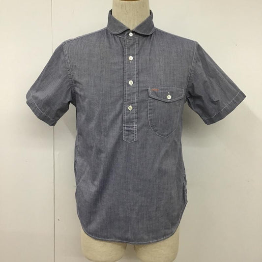 マーモット Marmot シャツ、ブラウス 半袖 MJS-S6076 KATODRYCHAMBRAYPULLOVERH/SSHIRT 半袖シャツ カラーシャツ M 無地 水色 / ライトブルー /  レディース USED 古着 中古 10102547
