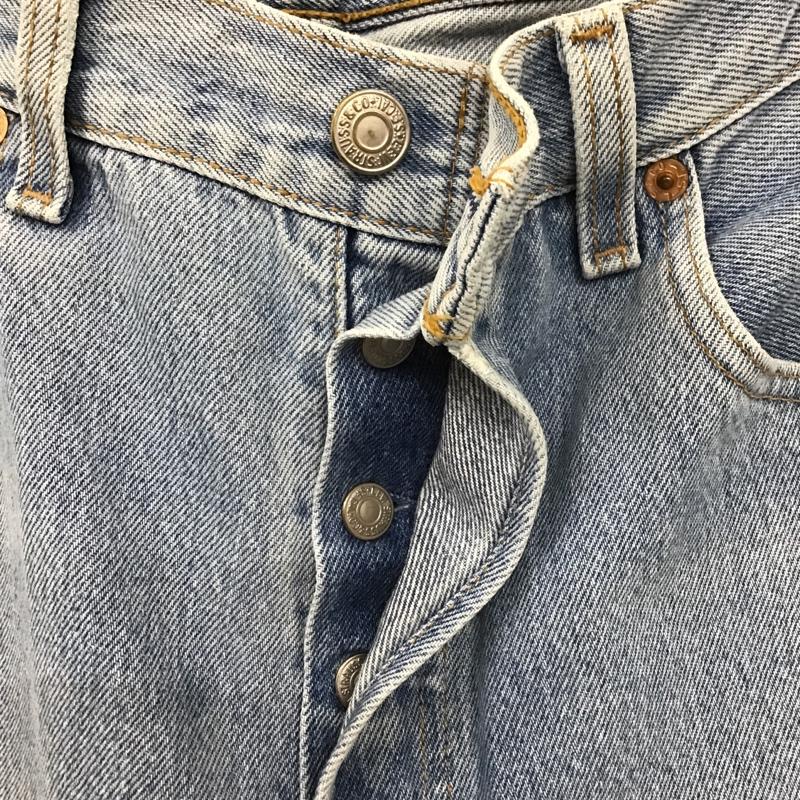 リーバイストラウスアンドコー Levi Strauss & co. パンツ デニム、ジーンズ デニムパンツ ストレートパンツ ワイドパンツ カジュアルパンツ 501ジーンズ 33インチ 無地 インディゴ / インディゴ /  メンズ USED 古着 中古 10102553