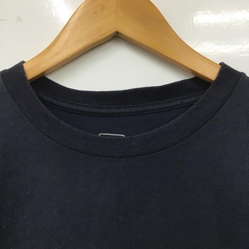ザノースフェイス THE NORTH FACE Tシャツ 半袖 NT32038 半袖カットソー プリントTシャツ クルーネックカットソー M ロゴ、文字 紺 / ネイビー /  メンズ USED 古着 中古 10102560