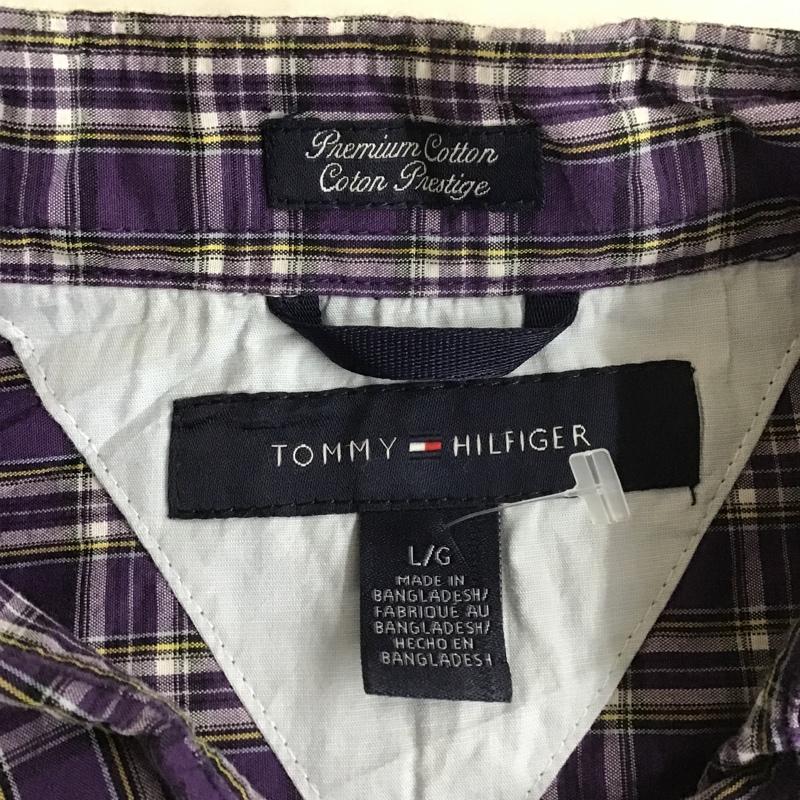 トミーヒルフィガー TOMMY HILFIGER シャツ、ブラウス 長袖 長袖シャツ チェックシャツ カジュアルシャツ L チェック マルチカラー / マルチカラー /  メンズ USED 古着 中古 10102564