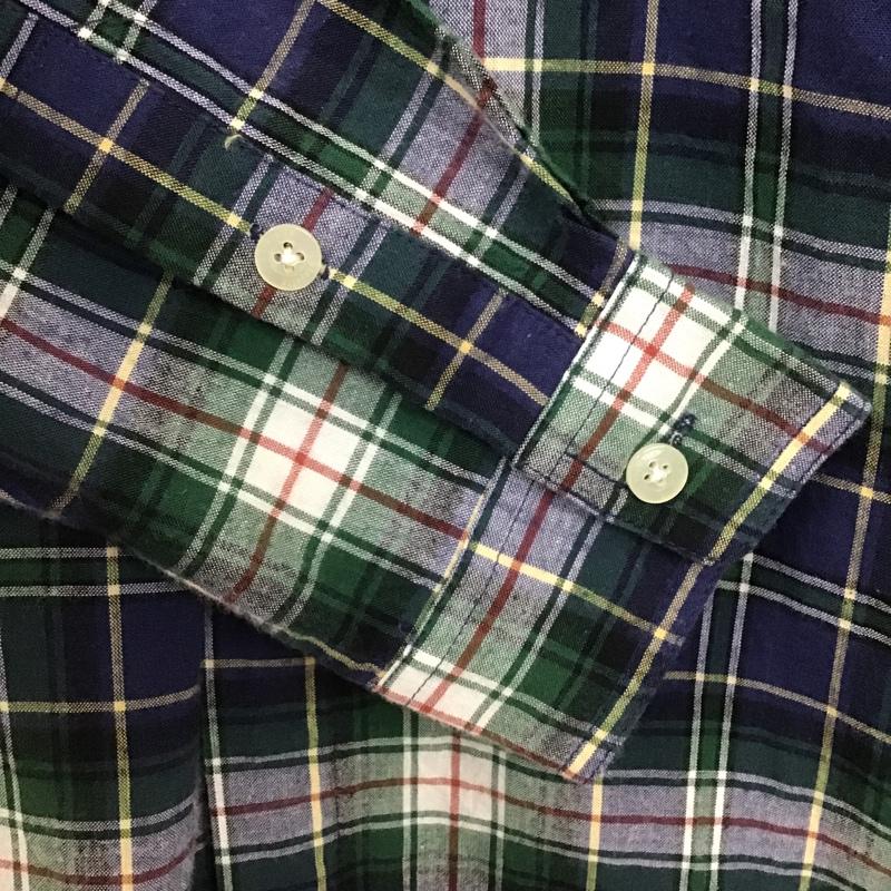 ラファイエット Lafayette シャツ、ブラウス 長袖 長袖シャツ チェックシャツ ボタンダウンシャツ カジュアルシャツ M チェック マルチカラー / マルチカラー /  メンズ USED 古着 中古 10102566