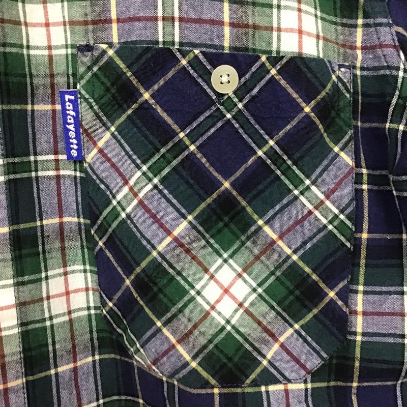 ラファイエット Lafayette シャツ、ブラウス 長袖 長袖シャツ チェックシャツ ボタンダウンシャツ カジュアルシャツ M チェック マルチカラー / マルチカラー /  メンズ USED 古着 中古 10102566