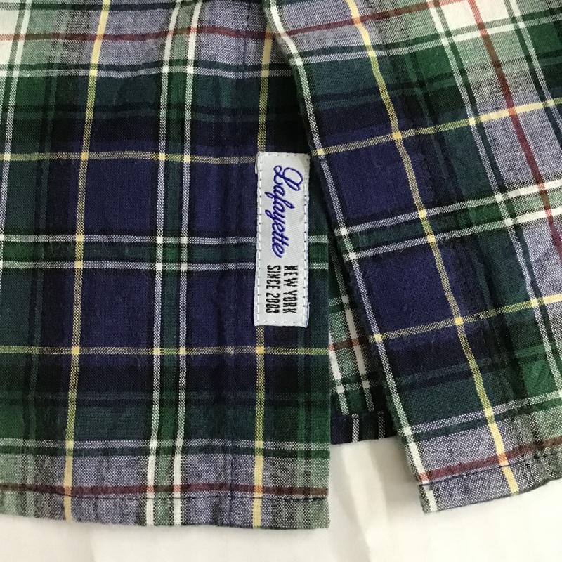 ラファイエット Lafayette シャツ、ブラウス 長袖 長袖シャツ チェックシャツ ボタンダウンシャツ カジュアルシャツ M チェック マルチカラー / マルチカラー /  メンズ USED 古着 中古 10102566