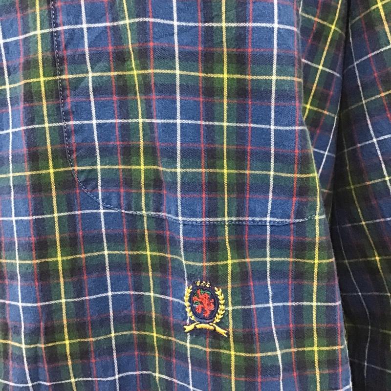 トミーヒルフィガー TOMMY HILFIGER シャツ、ブラウス 長袖 長袖シャツ ボタンダウンシャツ チェックシャツ カジュアルシャツ L チェック マルチカラー / マルチカラー /  メンズ USED 古着 中古 10102567