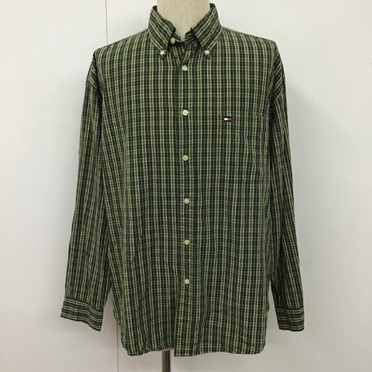 トミーヒルフィガー TOMMY HILFIGER シャツ、ブラウス 長袖 長袖シャツ チェックシャツ ボタンダウンシャツ カジュアルシャツ L チェック マルチカラー / マルチカラー /  メンズ USED 古着 中古 10102569