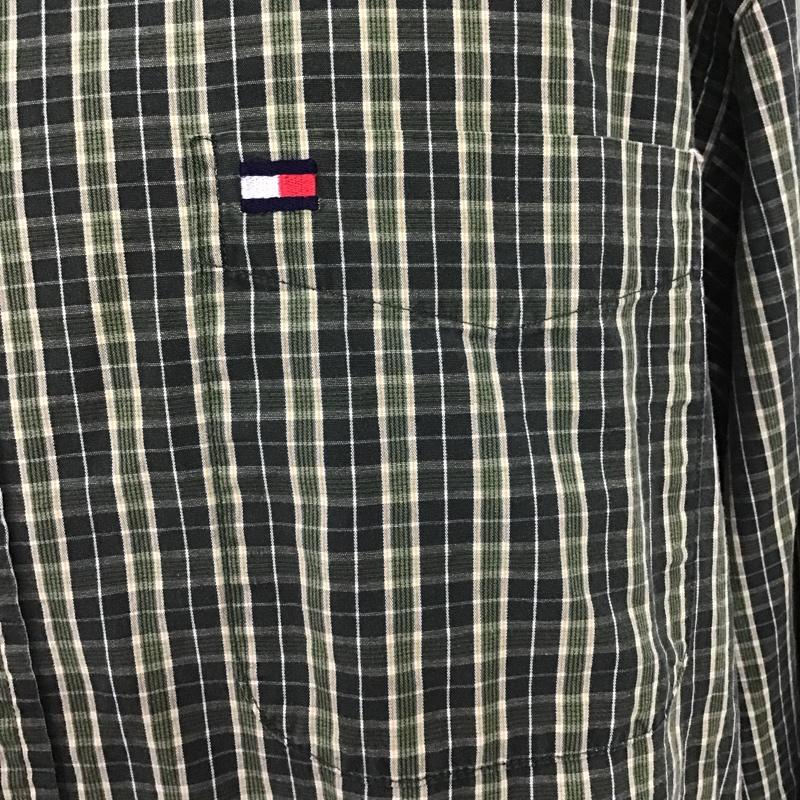 トミーヒルフィガー TOMMY HILFIGER シャツ、ブラウス 長袖 長袖シャツ チェックシャツ ボタンダウンシャツ カジュアルシャツ L チェック マルチカラー / マルチカラー /  メンズ USED 古着 中古 10102569