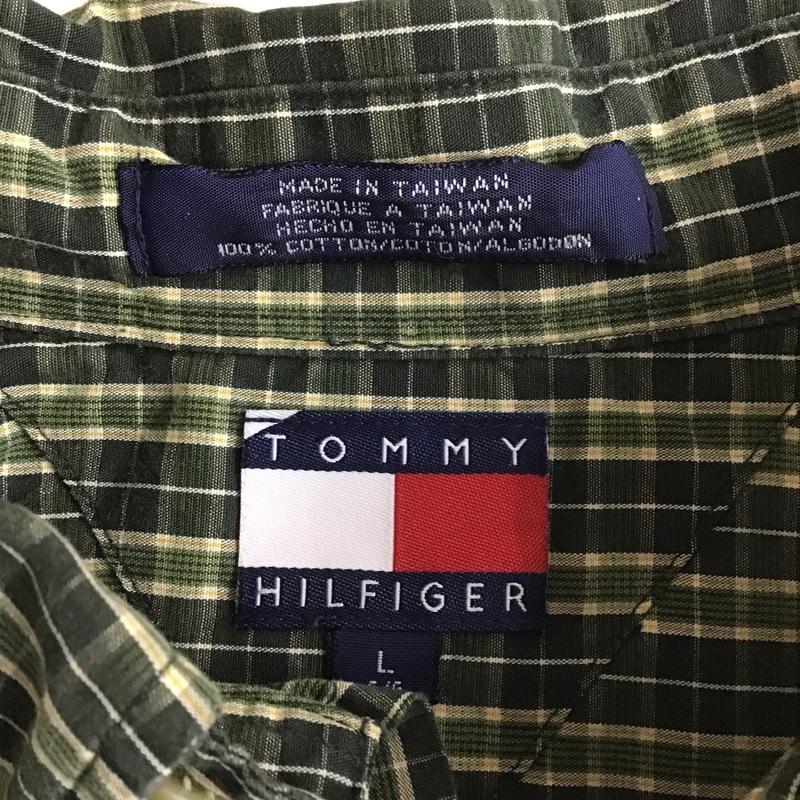 トミーヒルフィガー TOMMY HILFIGER シャツ、ブラウス 長袖 長袖シャツ チェックシャツ ボタンダウンシャツ カジュアルシャツ L チェック マルチカラー / マルチカラー /  メンズ USED 古着 中古 10102569