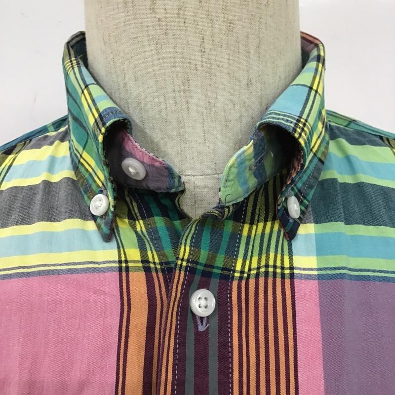 トミーヒルフィガー TOMMY HILFIGER シャツ、ブラウス 長袖 長袖シャツ チェックシャツ ボタンダウンシャツ カジュアルシャツ M チェック マルチカラー / マルチカラー /  メンズ USED 古着 中古 10102571