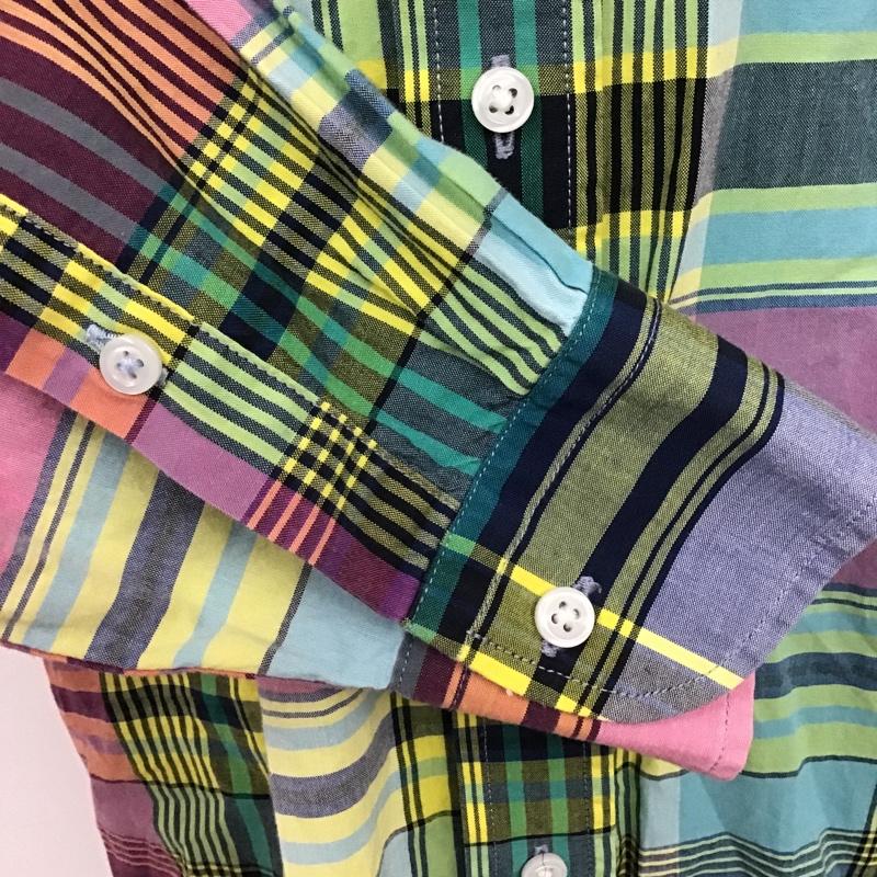 トミーヒルフィガー TOMMY HILFIGER シャツ、ブラウス 長袖 長袖シャツ チェックシャツ ボタンダウンシャツ カジュアルシャツ M チェック マルチカラー / マルチカラー /  メンズ USED 古着 中古 10102571