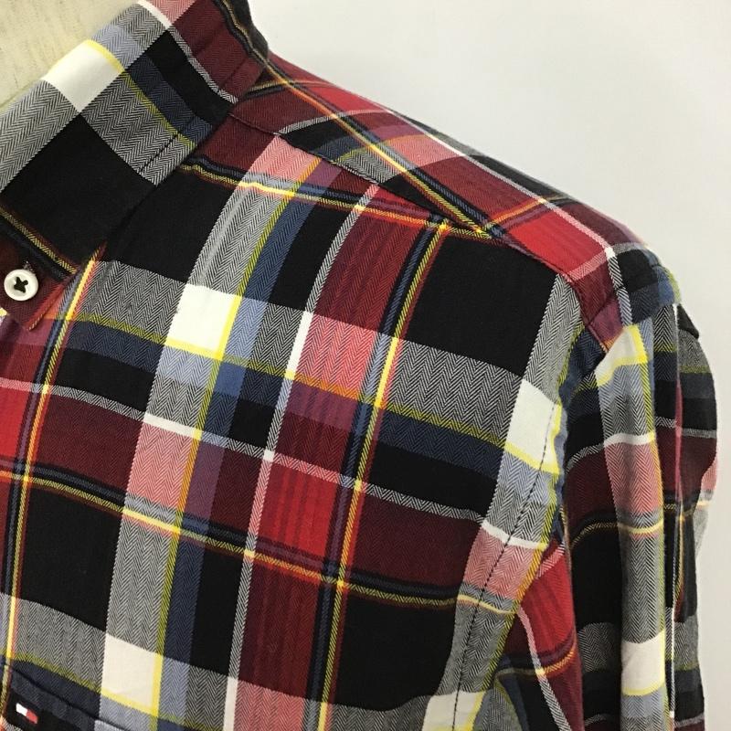 トミーヒルフィガー TOMMY HILFIGER シャツ、ブラウス 長袖 長袖シャツ チェックシャツ ボタンダウンシャツ カジュアルシャツ S チェック マルチカラー / マルチカラー /  メンズ USED 古着 中古 10102572