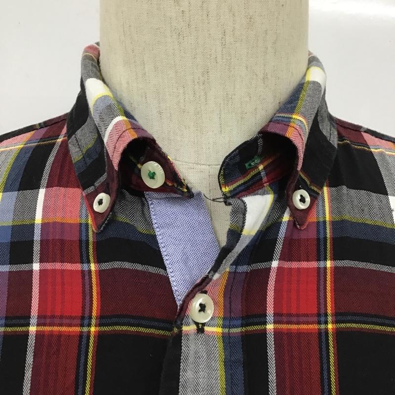 トミーヒルフィガー TOMMY HILFIGER シャツ、ブラウス 長袖 長袖シャツ チェックシャツ ボタンダウンシャツ カジュアルシャツ S チェック マルチカラー / マルチカラー /  メンズ USED 古着 中古 10102572