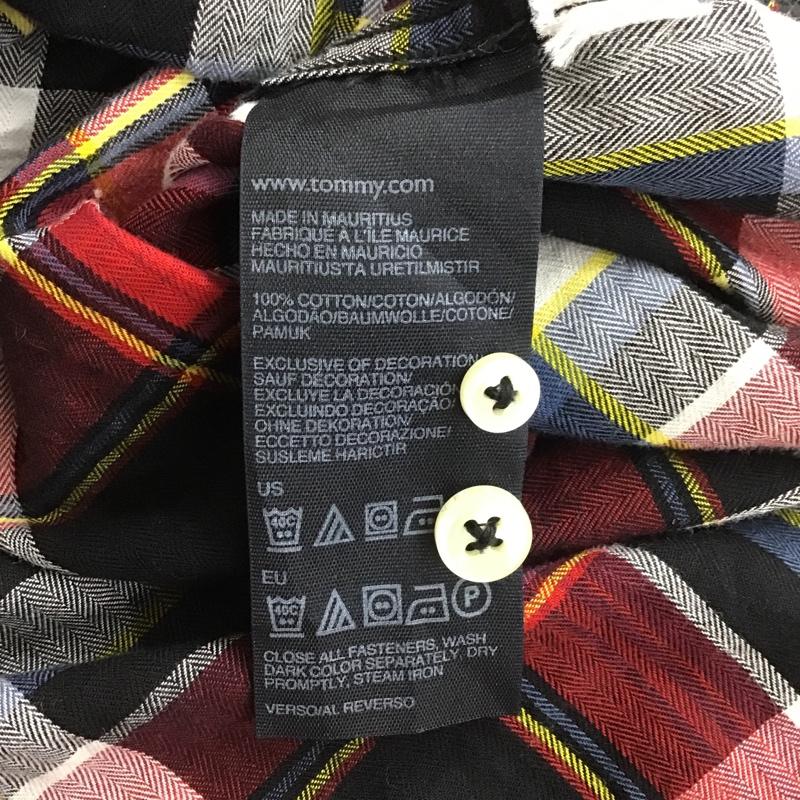 トミーヒルフィガー TOMMY HILFIGER シャツ、ブラウス 長袖 長袖シャツ チェックシャツ ボタンダウンシャツ カジュアルシャツ S チェック マルチカラー / マルチカラー /  メンズ USED 古着 中古 10102572