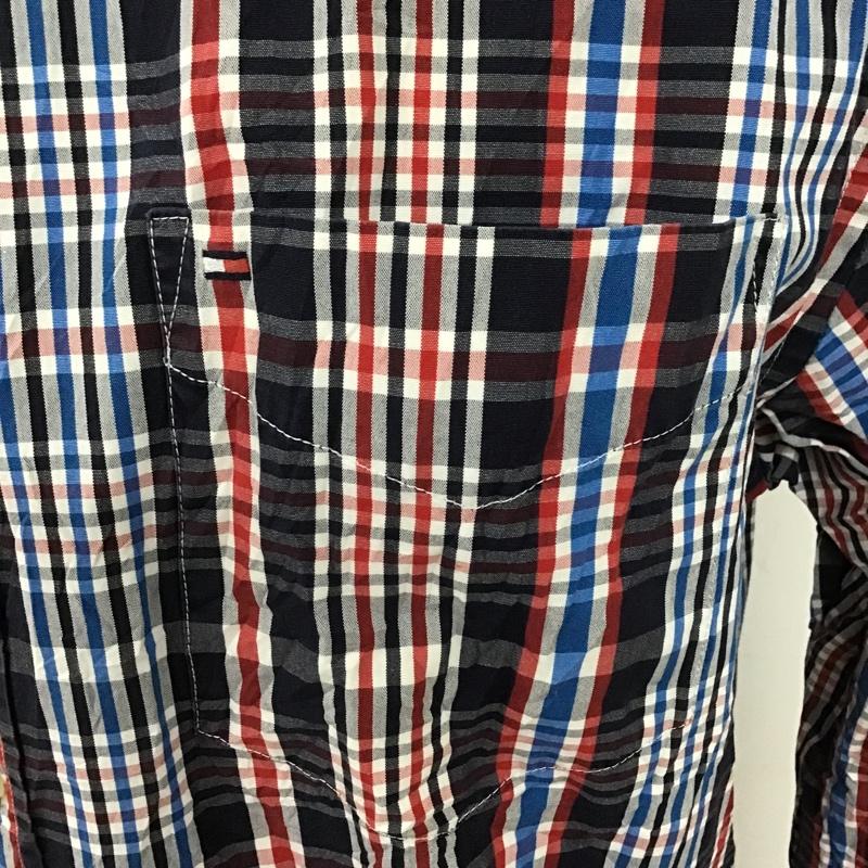 トミーヒルフィガー TOMMY HILFIGER シャツ、ブラウス 長袖 長袖シャツ チェックシャツ ボタンダウンシャツ カジュアルシャツ L チェック マルチカラー / マルチカラー /  メンズ USED 古着 中古 10102574