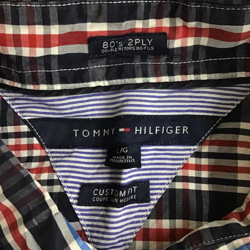 トミーヒルフィガー TOMMY HILFIGER シャツ、ブラウス 長袖 長袖シャツ チェックシャツ ボタンダウンシャツ カジュアルシャツ L チェック マルチカラー / マルチカラー /  メンズ USED 古着 中古 10102574