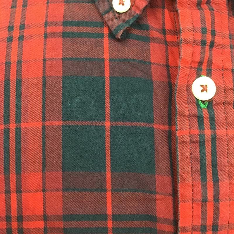 トミーヒルフィガー TOMMY HILFIGER シャツ、ブラウス 長袖 長袖シャツ チェックシャツ ボタンダウンシャツ カジュアルシャツ L チェック 赤 / レッド / X 紺 / ネイビー /  メンズ USED 古着 中古 10102575