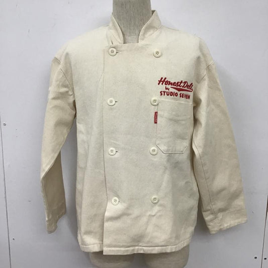 ジーユー GU ジャケット、上着 ジャケット、ブレザー 331-329611 HonestDeliBYSTUDIOSEVENxGUデニムシャツ ジャケット コラボ XS プリント 白 / ホワイト /  メンズ USED 古着 中古 10102582