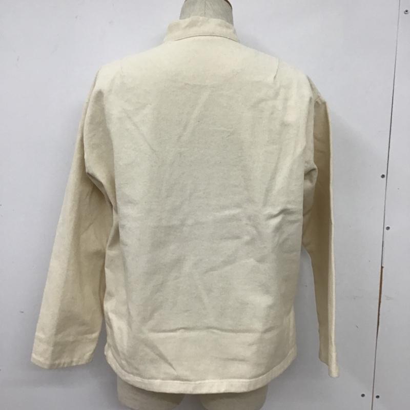 ジーユー GU ジャケット、上着 ジャケット、ブレザー 331-329611 HonestDeliBYSTUDIOSEVENxGUデニムシャツ ジャケット コラボ XS プリント 白 / ホワイト /  メンズ USED 古着 中古 10102582