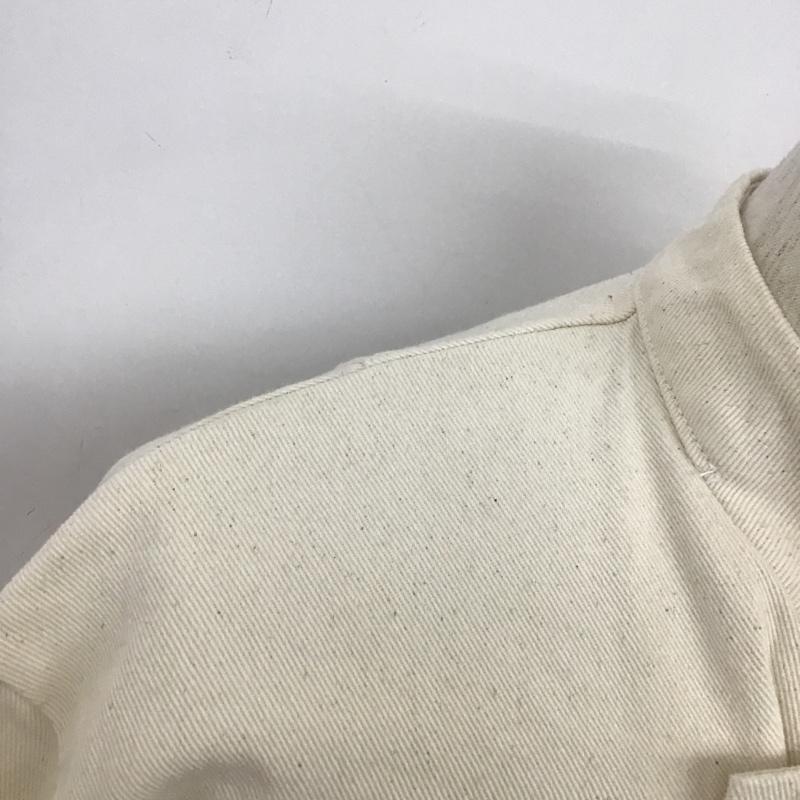 ジーユー GU ジャケット、上着 ジャケット、ブレザー 331-329611 HonestDeliBYSTUDIOSEVENxGUデニムシャツ ジャケット コラボ XS プリント 白 / ホワイト /  メンズ USED 古着 中古 10102582