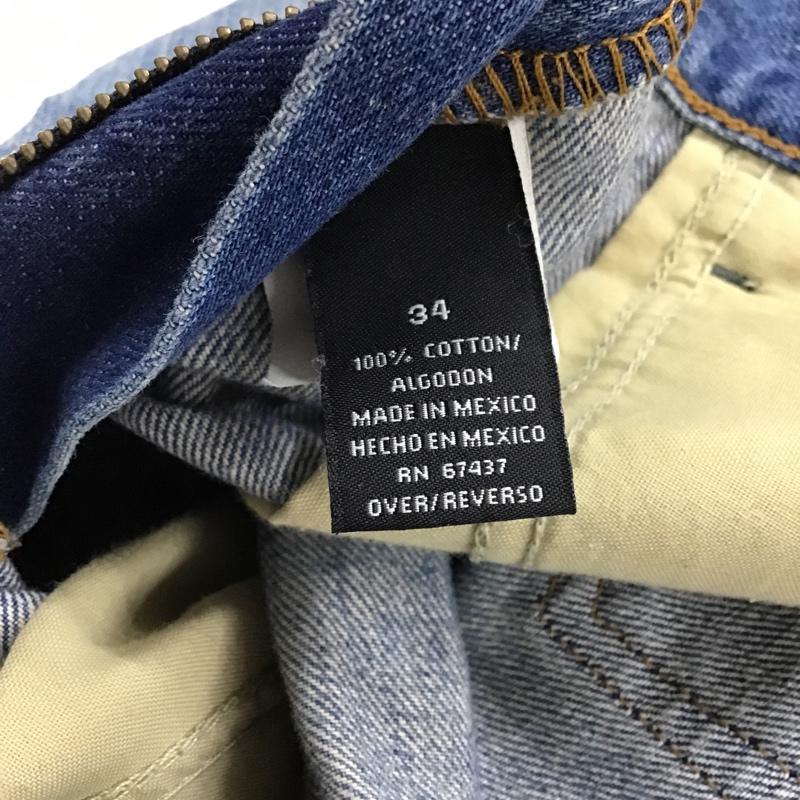 ポロジーンズ Polo Jeans Co. パンツ デニム、ジーンズ T3YY4J953067N デニムパンツ ワイドパンツ ジーンズ 34 無地 インディゴ / インディゴ /  メンズ USED 古着 中古 10102583