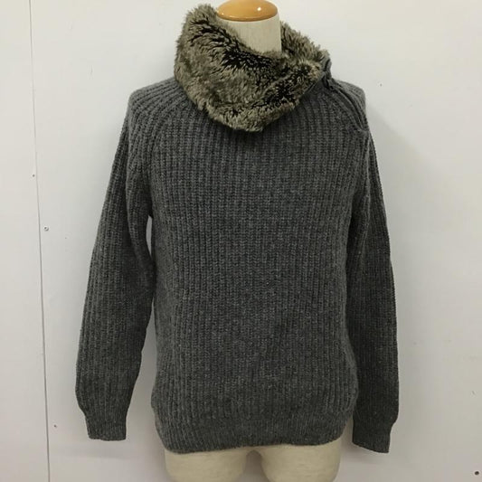 ザラメン ZARA MAN ニット、セーター 長袖 長袖ニット セーター 長袖ニットカットソー M 無地 灰 / グレー /  メンズ USED 古着 中古 10102587