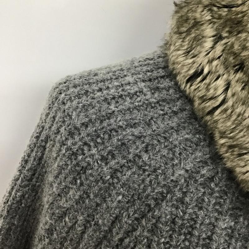 ザラメン ZARA MAN ニット、セーター 長袖 長袖ニット セーター 長袖ニットカットソー M 無地 灰 / グレー /  メンズ USED 古着 中古 10102587
