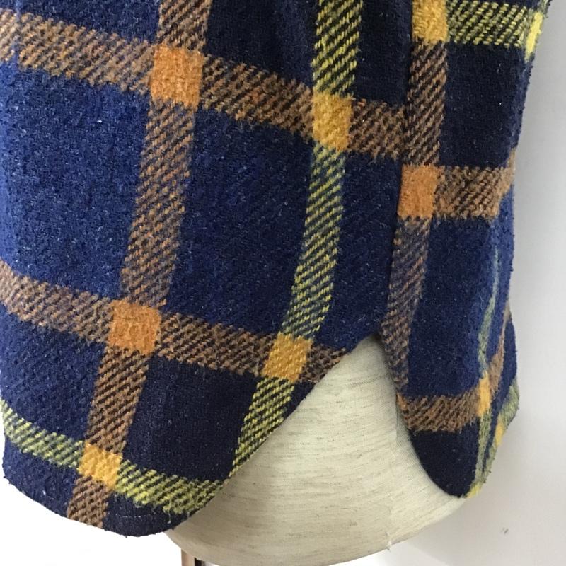 古着 USED シャツ、ブラウス 長袖 長袖シャツ チェックシャツ 70s カラーシャツ L チェック マルチカラー / マルチカラー /  メンズ USED 古着 中古 10102602