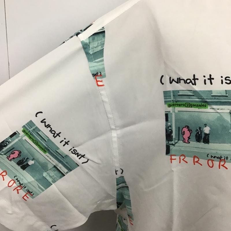 マーク・ゴンザレス Mark Gonzales シャツ、ブラウス 半袖 2H8-12825 総柄シャツ 半袖シャツ カラーシャツ M プリント 白 / ホワイト /  メンズ USED 古着 中古 10102631