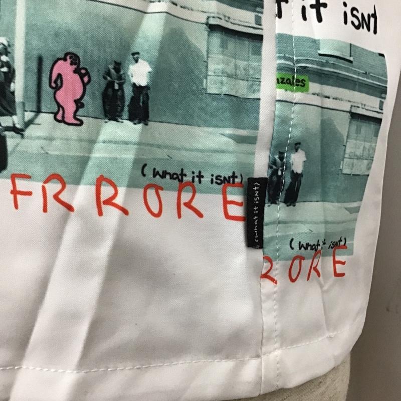 マーク・ゴンザレス Mark Gonzales シャツ、ブラウス 半袖 2H8-12825 総柄シャツ 半袖シャツ カラーシャツ M プリント 白 / ホワイト /  メンズ USED 古着 中古 10102631