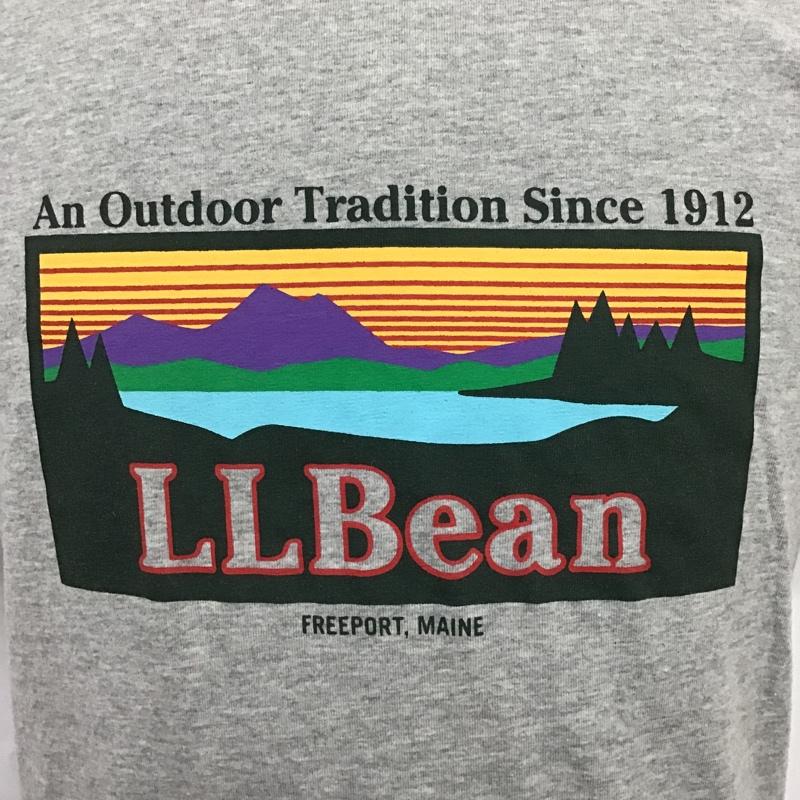 エルエルビーン L.L.Bean Tシャツ 半袖 S プリント 灰 / グレー /  メンズ USED 古着 中古 10102634