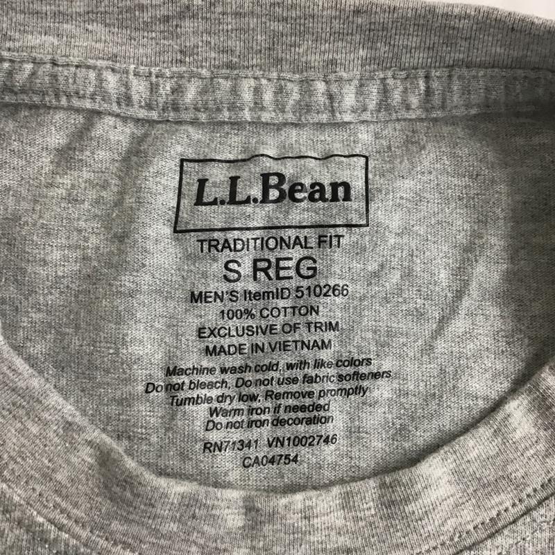 エルエルビーン L.L.Bean Tシャツ 半袖 S プリント 灰 / グレー /  メンズ USED 古着 中古 10102634