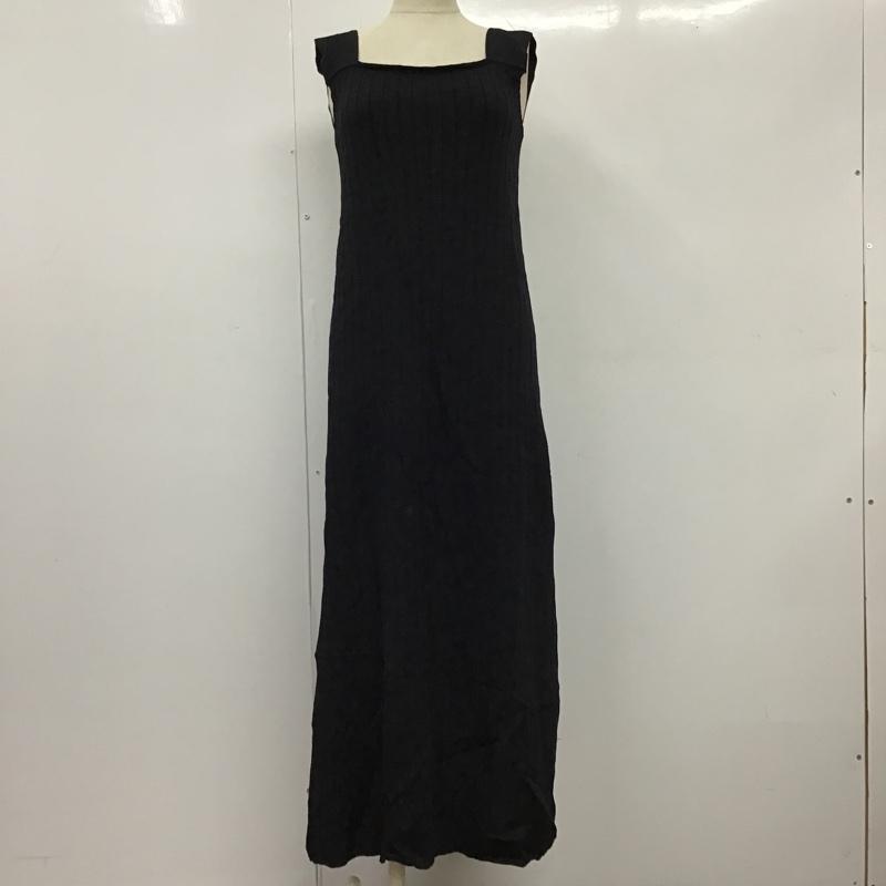ジーナシス JEANASIS ワンピース ロングスカート FREE 無地 黒 / ブラック /  レディース USED 古着 中古 10102646